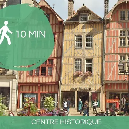 Hotel La Halte Troyenne - Gare - Parking - Confort & Cosy - Rent Immo Sainte-Savine